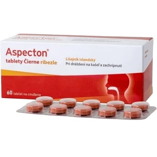 Аспектон Krewel Meuselbach Aspecton со вкусом черной смородины, таблетки для рассасывания 60 шт.