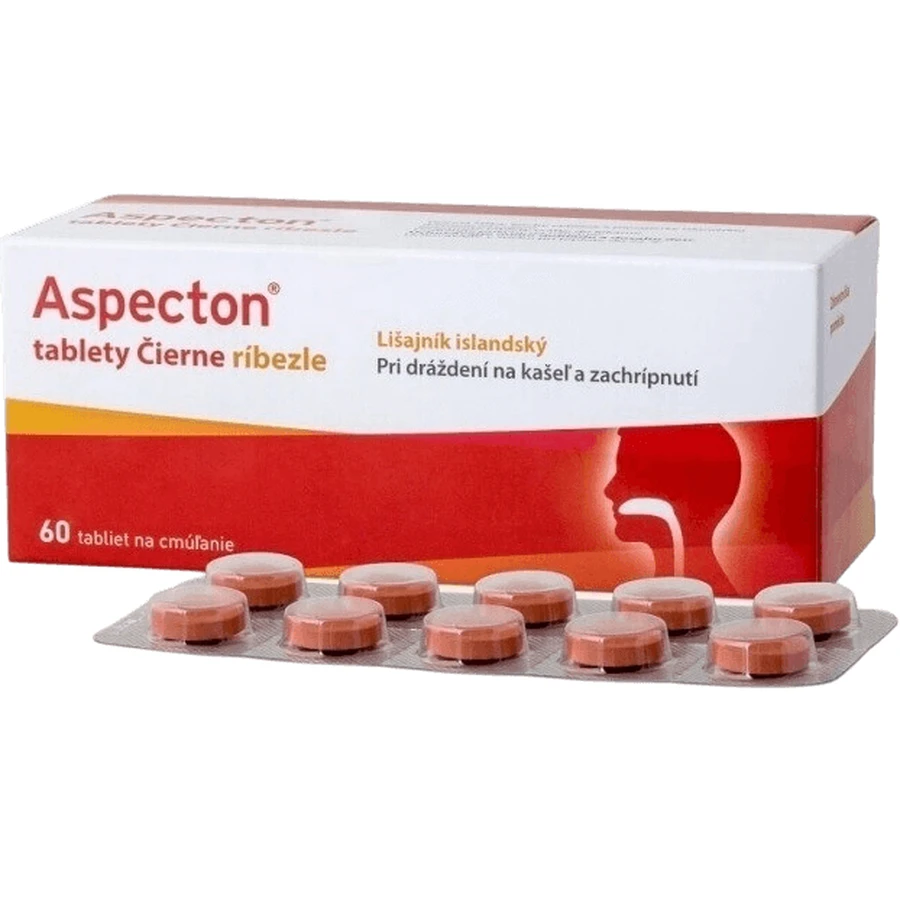Аспектон Krewel Meuselbach Aspecton со вкусом черной смородины, таблетки для рассасывания 60 шт.: цены и характеристики