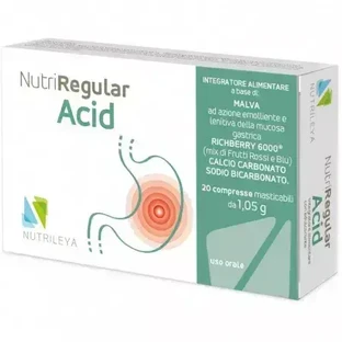 Нутрірегулярна кислота, 20 капсул, Nutrileya