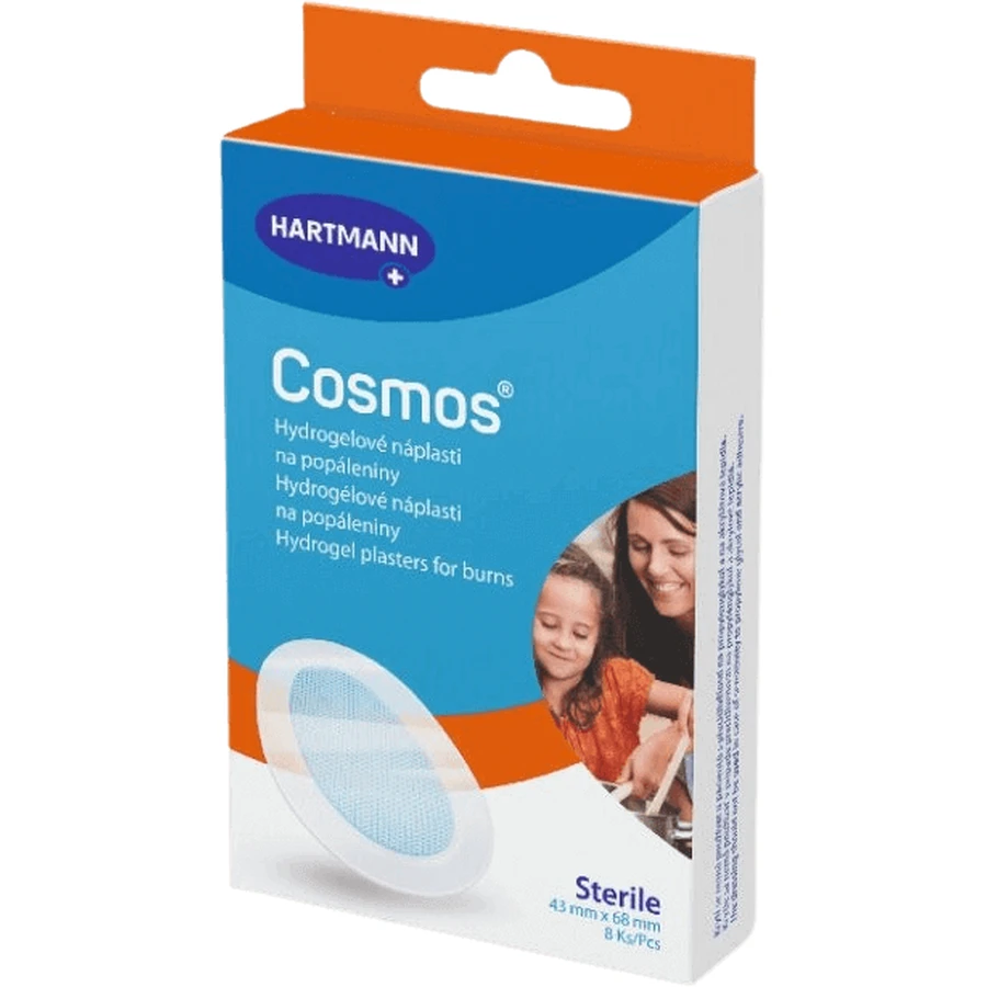 Пластыри для ожогов Cosmos 68x43 мм 8 шт: цены и характеристики