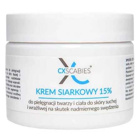 CxScabies Sulphur cream 15%, крем для догляду за обличчям та тілом, для сухої та чутливої шкіри, 87 мл: ціни та характеристики