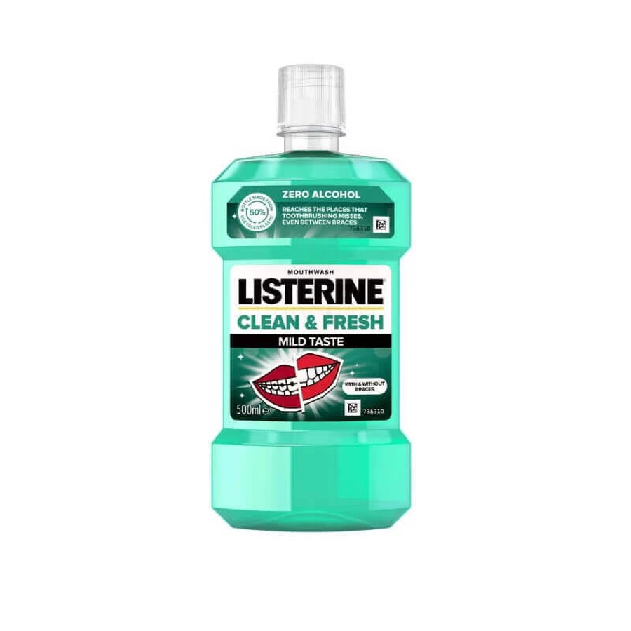 Ополіскувач для порожнини рота Clean & Fresh, 500 мл, Listerine: ціни та характеристики