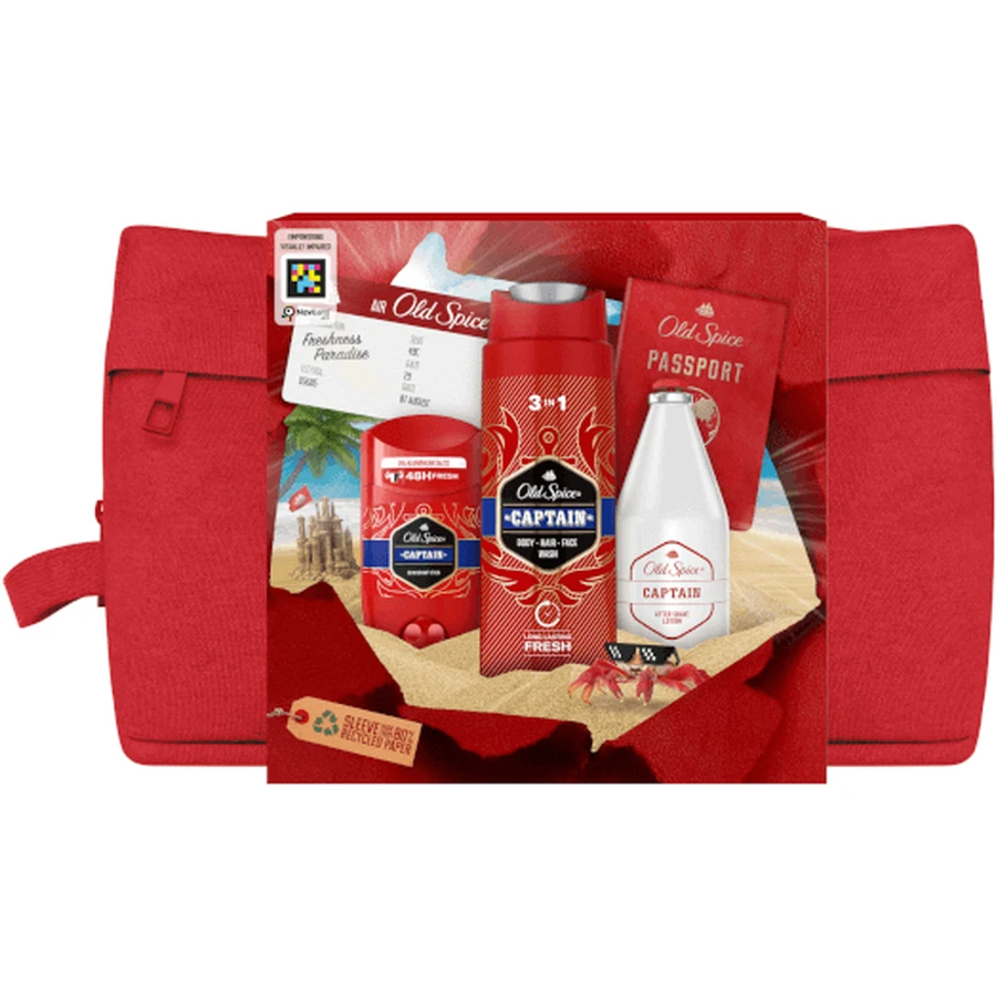 Набор Old Spice Traveller - твердый дезодорант + гель для душа + лосьон после бритья: цены и характеристики