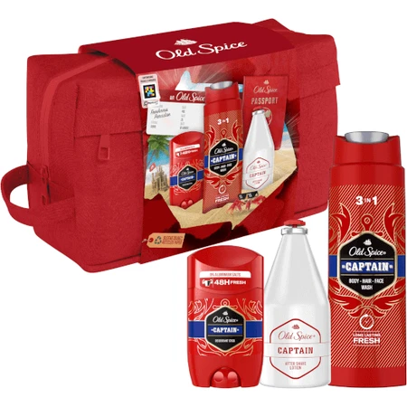 Набор Old Spice Traveller - твердый дезодорант + гель для душа + лосьон после бритья: цены и характеристики