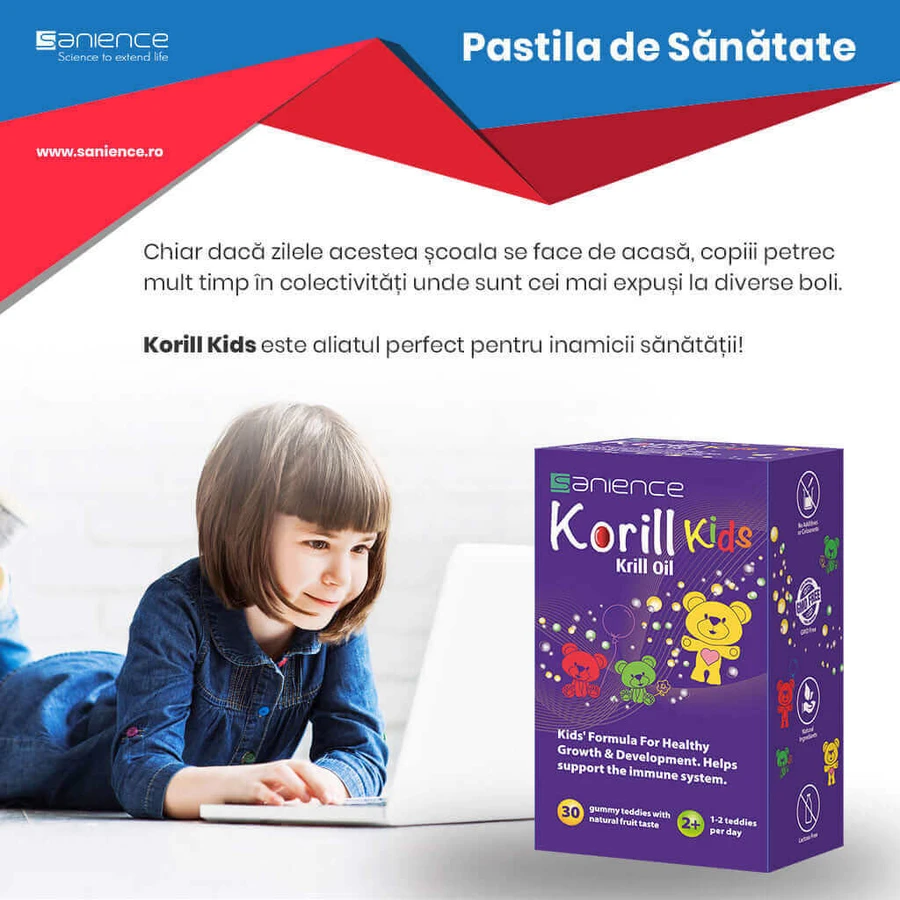 Korill Kids, 30 клейких ведмедиків, Sanience: ціни та характеристики