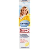 Цинк + С Mivolis Zink + C  шипучие таблетки с вкусом лимона, 20 шт.