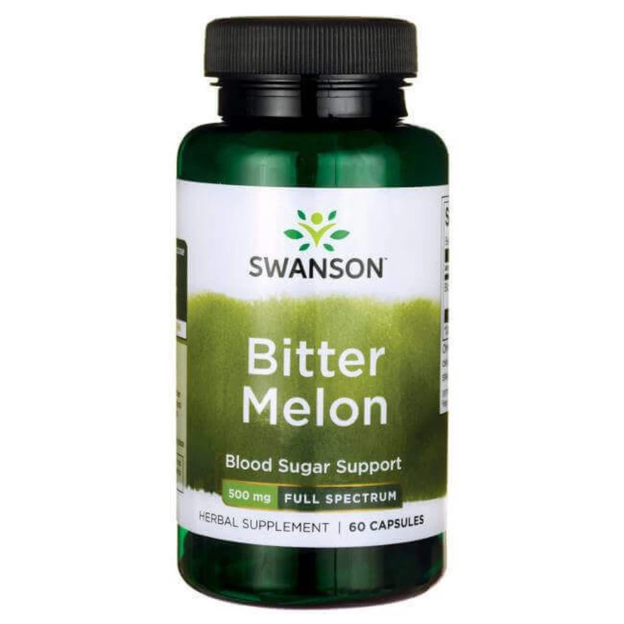 Swanson Full Spectrum Bitter Melon, горькая дыня, 60 капсул: цены и характеристики