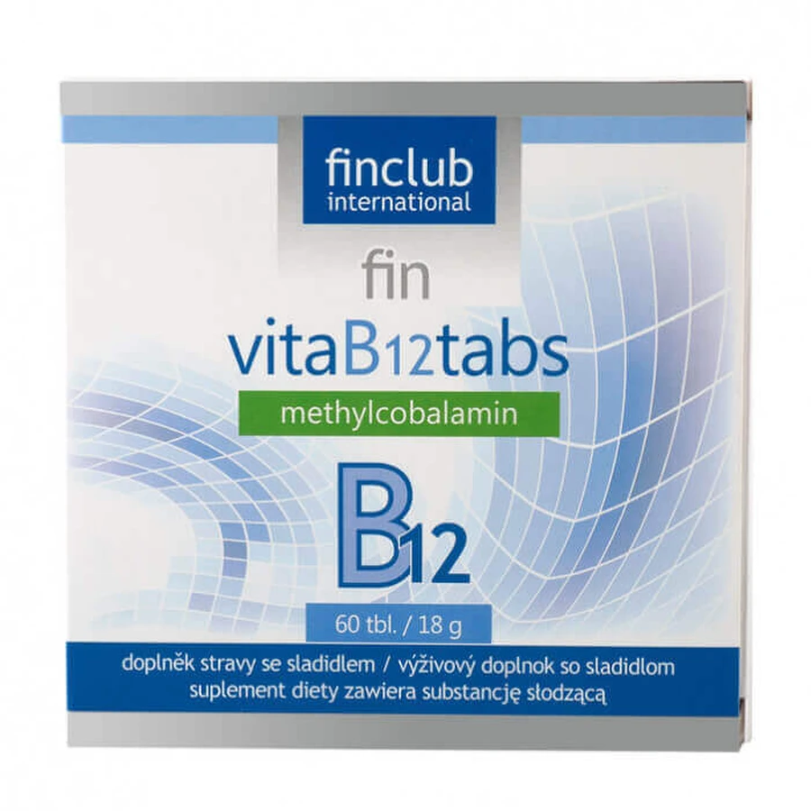 Fin VitaB12tabs, 60 таблеток, Finclub: ціни та характеристики