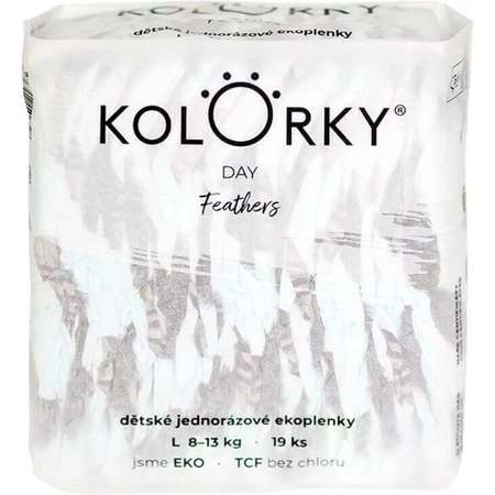 Перья Kolorky DAY в ассорт. L (8-13 кг) 19 шт: цены и характеристики