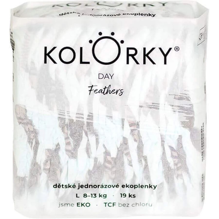 Перья Kolorky DAY в ассорт. L (8-13 кг) 19 шт: цены и характеристики