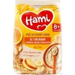 HAMI Молочна каша з 7 злаків з бананом, яблуком та апельсином 1×210 г, фруктова каша: ціни та характеристики