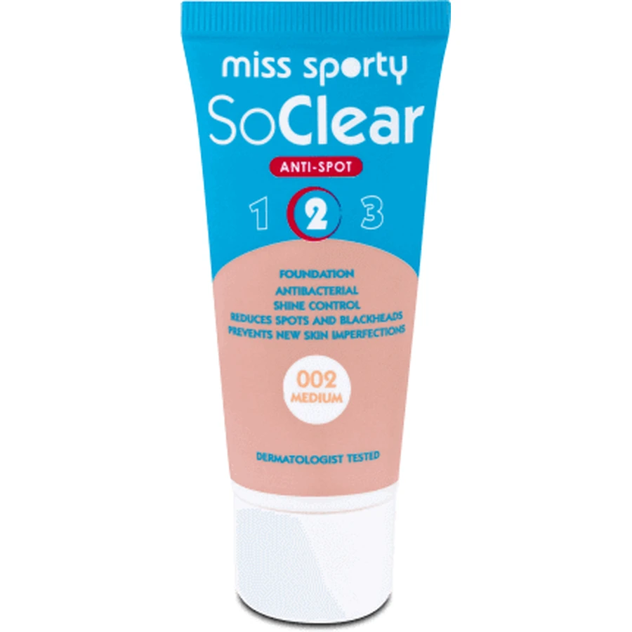 Miss Sporty So Clear foundation 002 Medium, 30 шт.: цены и характеристики