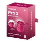Satisfyer Pro 2 Modern Blossom, бесконтактный эхт-массажер, воздух, роза: цены и характеристики