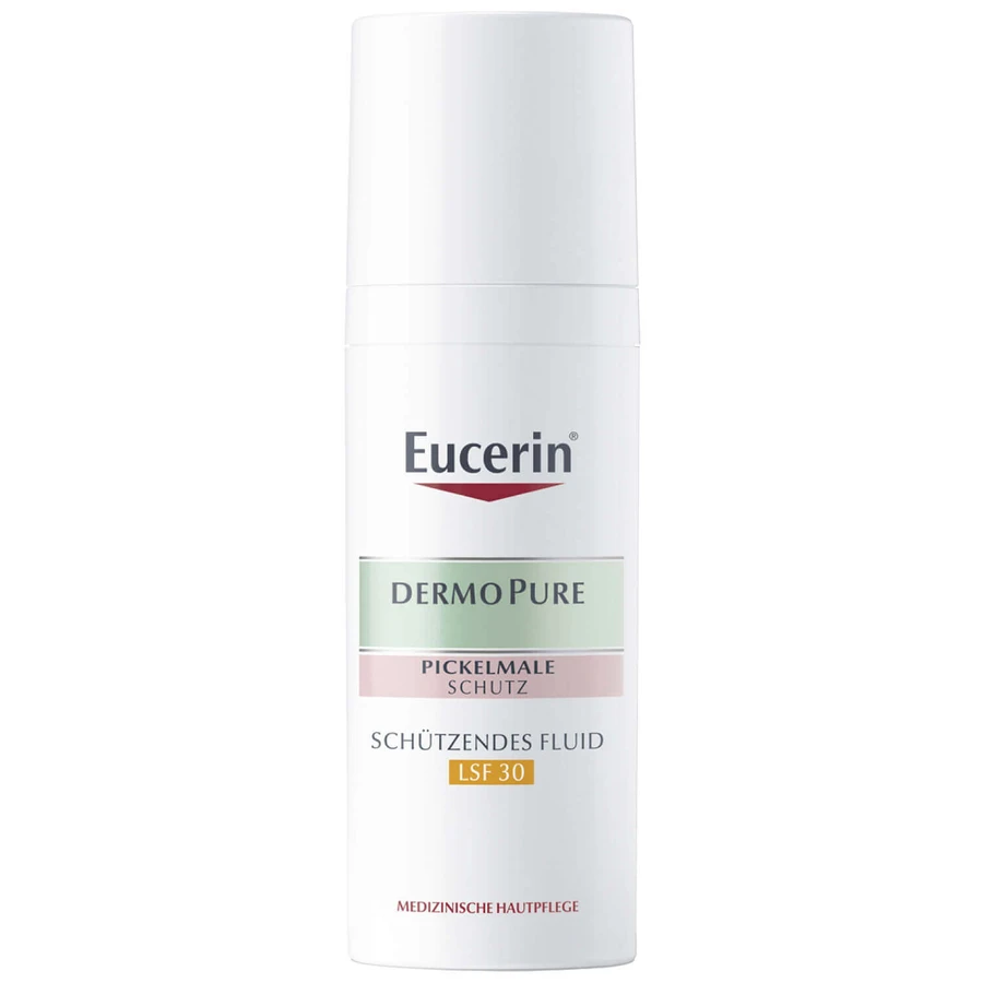 Eucerin DermoPure, захисний крем-флюїд для шкіри з недосконалостями та акне, SPF 30, 50 мл: ціни та характеристики