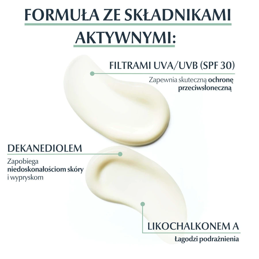 Eucerin DermoPure, захисний крем-флюїд для шкіри з недосконалостями та акне, SPF 30, 50 мл: ціни та характеристики