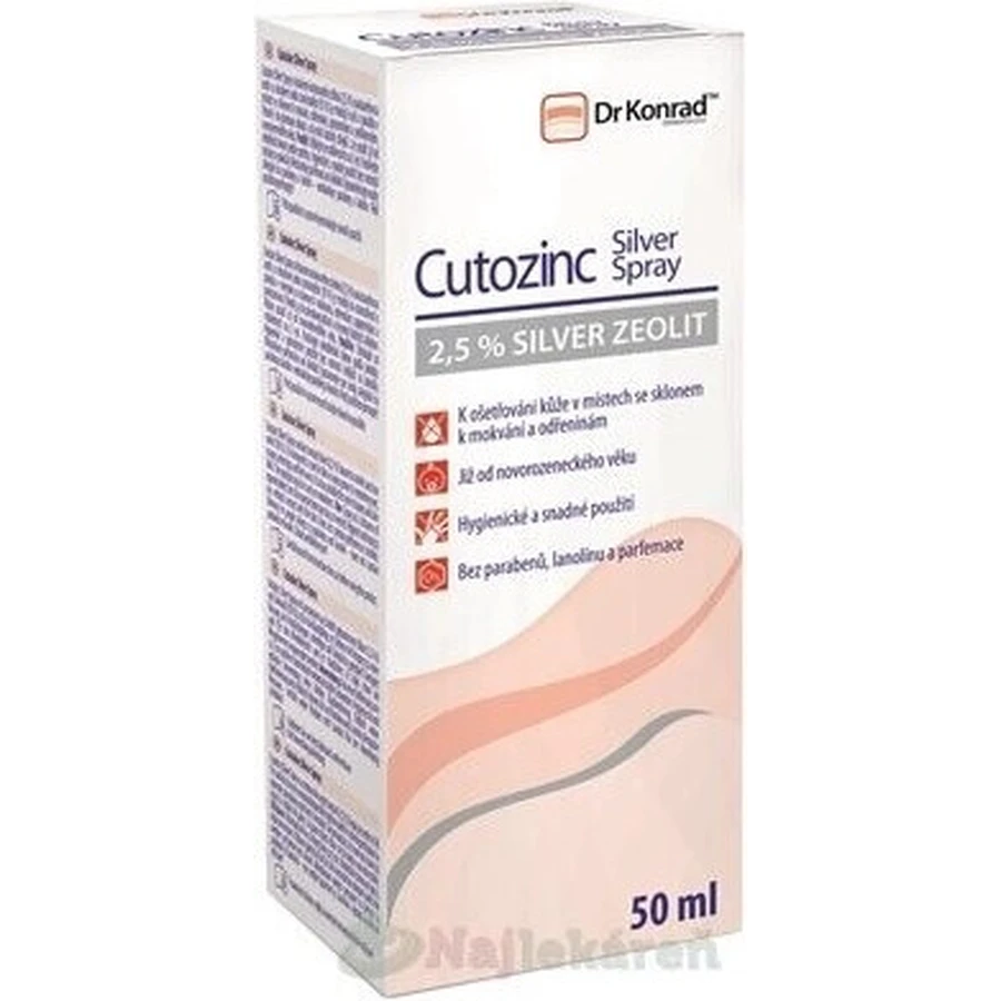 Dr Konrad Cutozinc Silver Spray 1×50 мл, уход за кожей: цены и характеристики