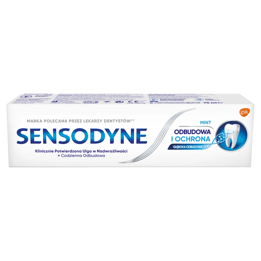 Sensodyne Зубна паста реконструктивно-захисна з фтором 75 мл: ціни та характеристики