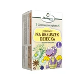 Herbapol Na Brzuszek Dziecka, трав'яний і фруктовий фіксуючий чай, після 1 місяця, 20 пакетиків