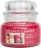 Village Candle Ароматическая свеча в стекле - Французский макарун, маленькая 1×1 шт, ароматическая свеча
