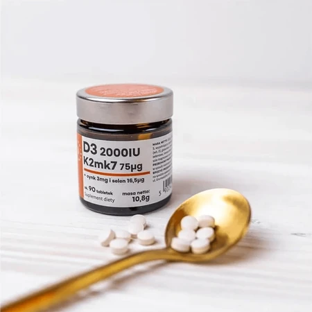 Aura Herbals D3 2000 МЕ K2MK7 75 мкг + цинк + селен, 90 таблеток: цены и характеристики