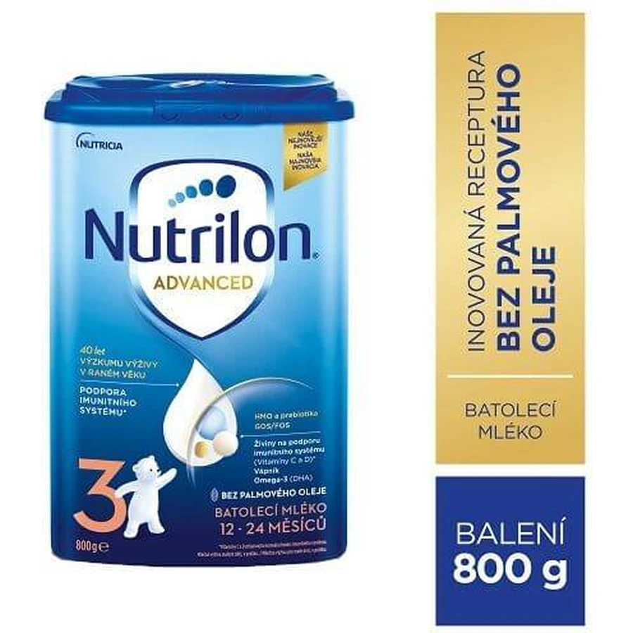 Nutrilon 3 Advanced молочная смесь для малышей 800 г: цены и характеристики
