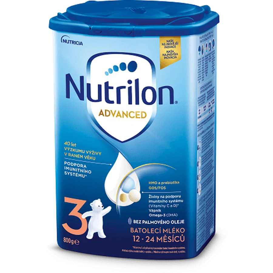 Nutrilon 3 Advanced молочная смесь для малышей 800 г: цены и характеристики