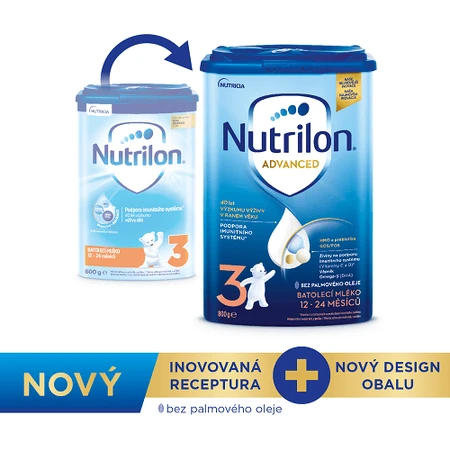 Nutrilon 3 Advanced молочная смесь для малышей 800 г: цены и характеристики