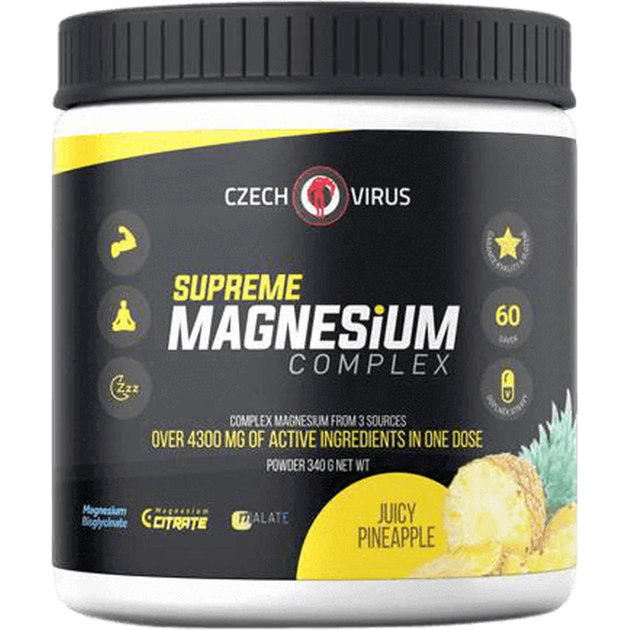 Чешский комплекс Virus Supreme Magnesium, ананас 340 г: цены и характеристики