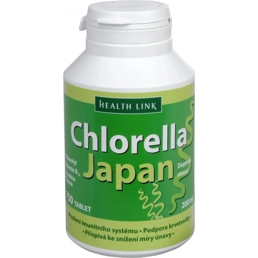 Health Link CHLORELLA JAPAN 1×750 tbl, хлорела: ціни та характеристики