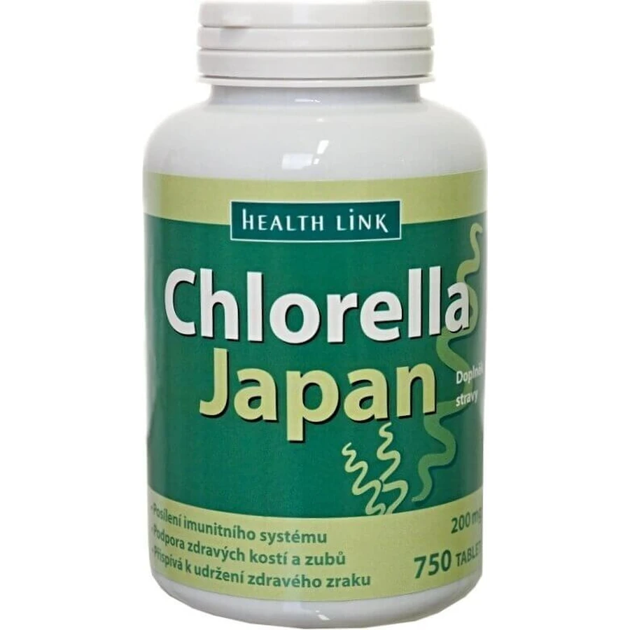 Health Link CHLORELLA JAPAN 1×750 tbl, хлорела: ціни та характеристики