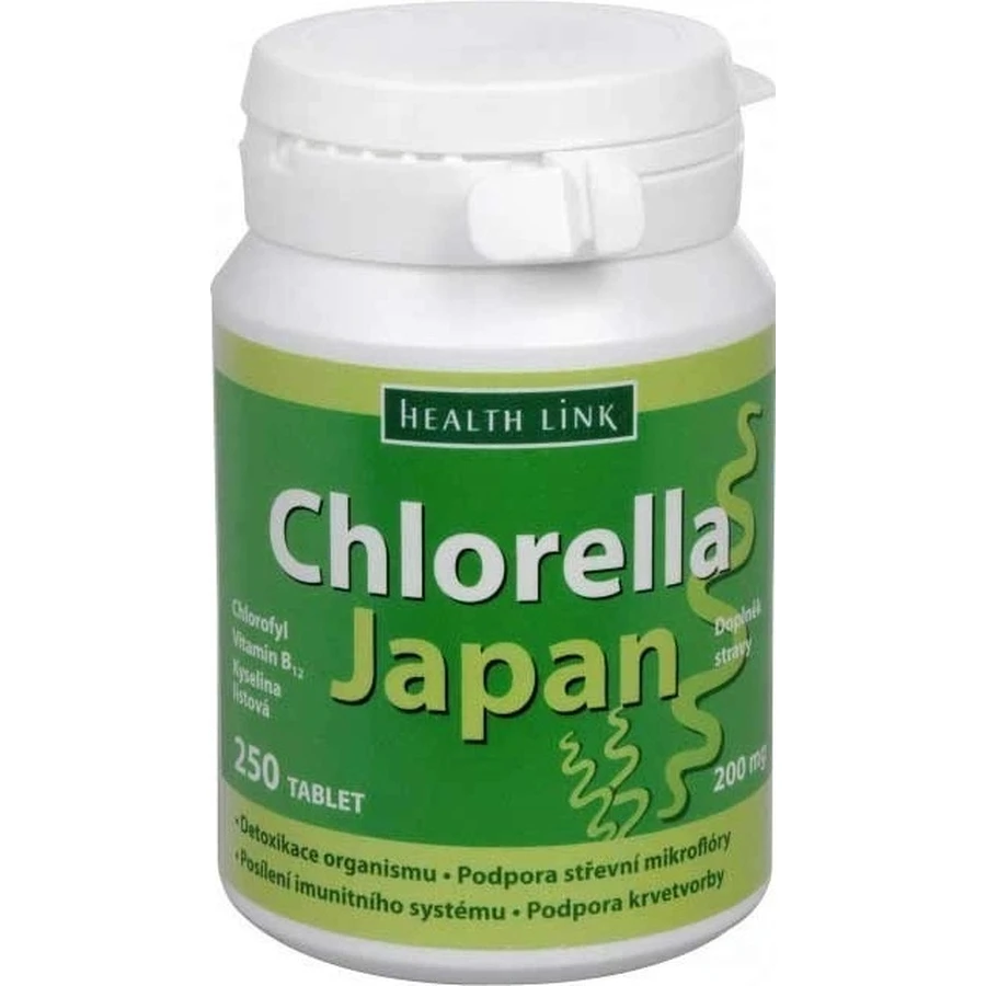 Health Link CHLORELLA JAPAN 1×750 tbl, хлорела: ціни та характеристики