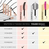 Eveline Cosmetics Volumix Fiberlast Thickening Mascara Black, 10 мл