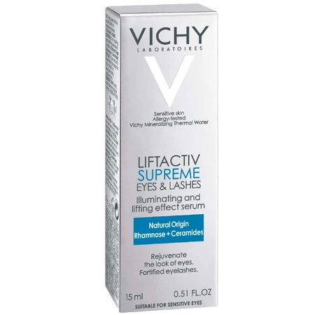 Vichy Liftactiv Supreme Сыворотка для глаз и ресниц, 15 мл: цены и характеристики