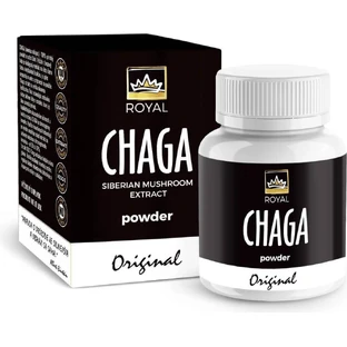 Royal Chaga Экстракт порошка сибирской чаги 1×90 г, пищевая добавка