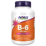 Now Foods B-6, вітамін B6 100 мг, 250 капсул