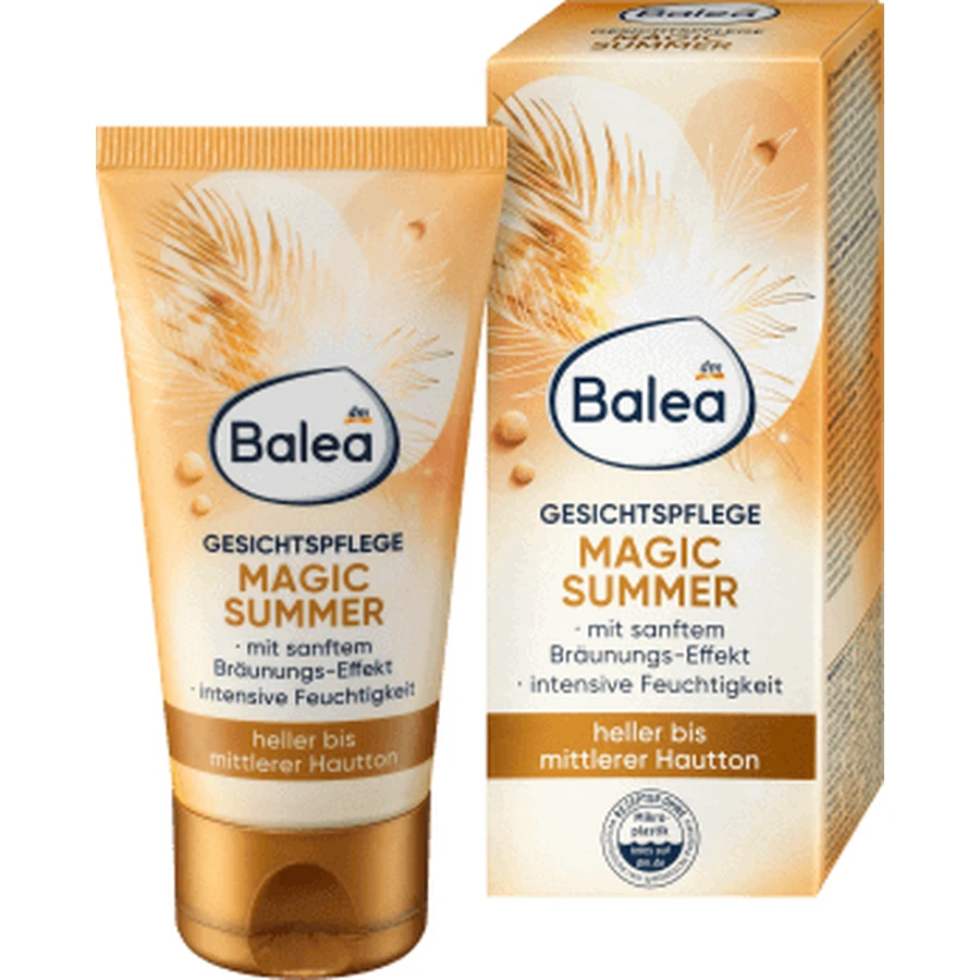 Крем для засмаги Balea Magic Summer, 50 мл: ціни та характеристики