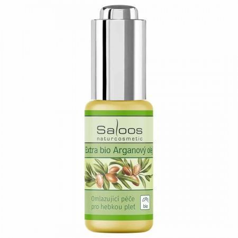 Saloos Олія рослинна ARGAN OIL BIO 1×20 мл, олія від зморшок: ціни та характеристики