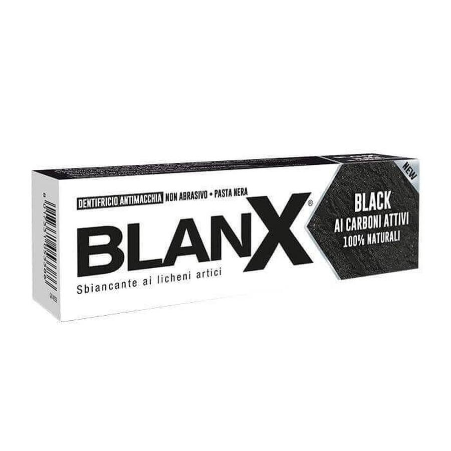 Натуральна зубна паста з активованим вугіллям, 75 мл, Blanx Black: ціни та характеристики