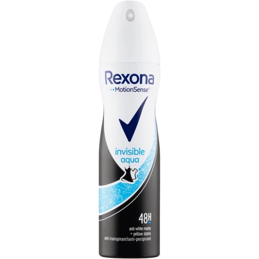 Спрей-антиперспірант Rexona Invisible Aqua 150 мл: ціни та характеристики