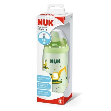 Поильник Nuk Flexi Cup, с трубочкой, с 12 месяцев, 300 мл: цены и характеристики
