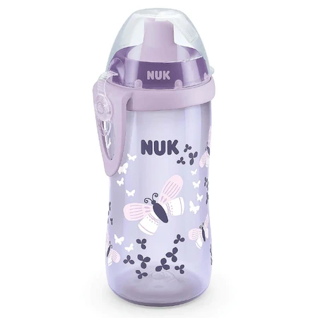 Поильник Nuk Flexi Cup, с трубочкой, с 12 месяцев, 300 мл: цены и характеристики
