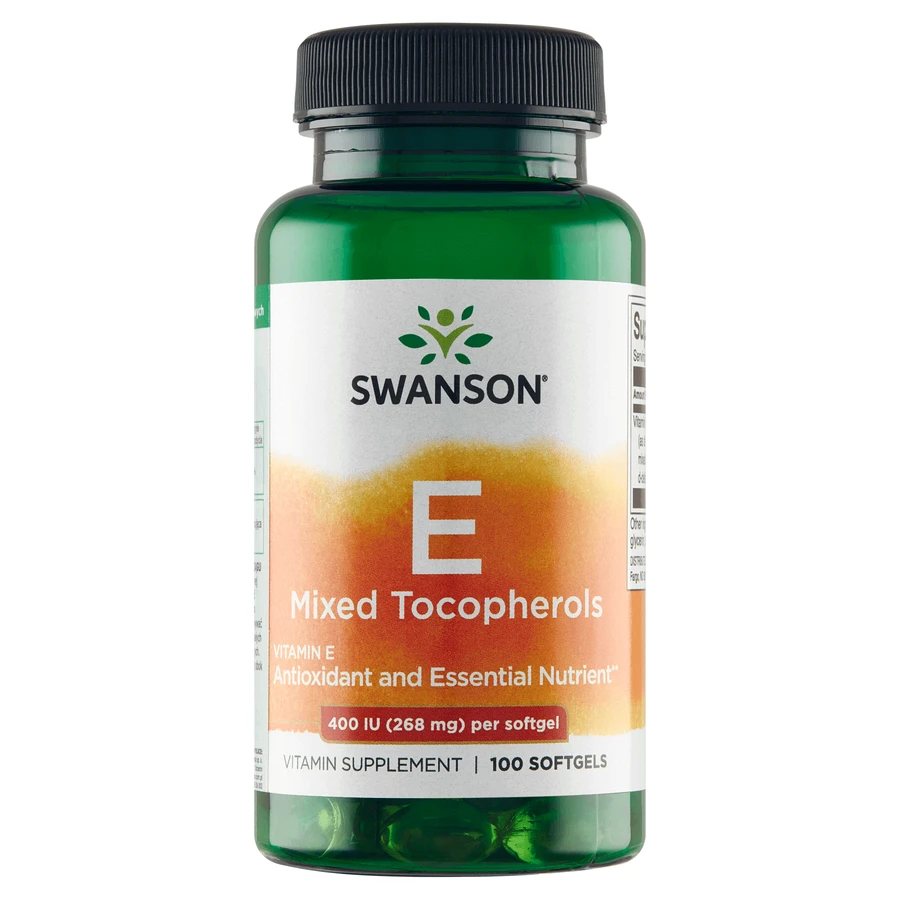 Swanson E Mixed Tocopherols, смешанные токоферолы, 100 капсул E: цены и характеристики