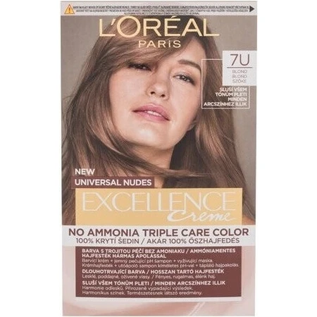 L'Oréal Paris Excellence Universal Nudes Excellence 7U перманентный цвет 1×1 шт, цвет волос: цены и характеристики