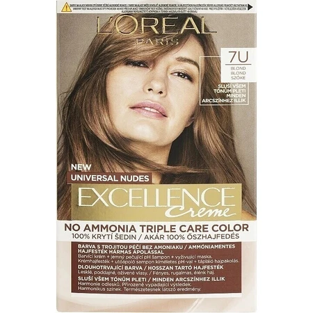 L'Oréal Paris Excellence Universal Nudes Excellence 7U перманентный цвет 1×1 шт, цвет волос: цены и характеристики