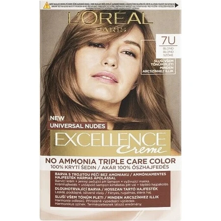 L'Oréal Paris Excellence Universal Nudes Excellence 7U перманентный цвет 1×1 шт, цвет волос: цены и характеристики