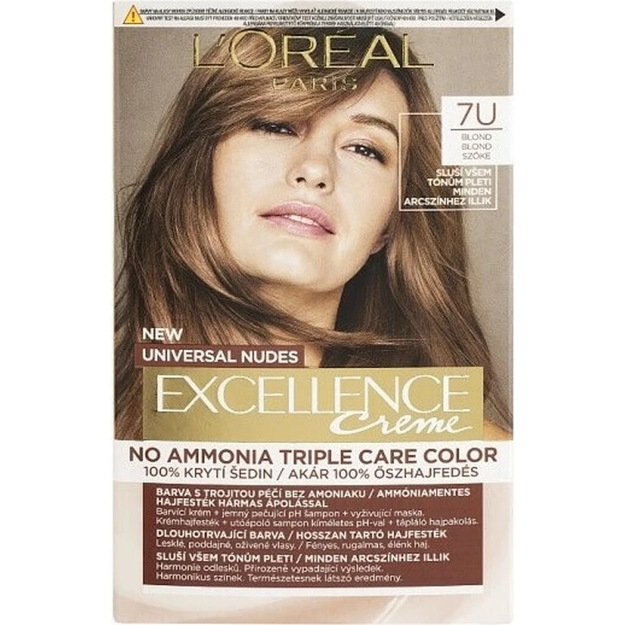 L'Oréal Paris Excellence Universal Nudes Excellence 7U перманентный цвет 1×1 шт, цвет волос: цены и характеристики