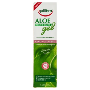 Зубна паста Equilibra Aloe Sensitive Gums для чутливих зубів і ясен, 75 мл