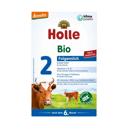 Суха молочна суміш Holle Bio 2, з 6 місяців, 600 г: ціни та характеристики