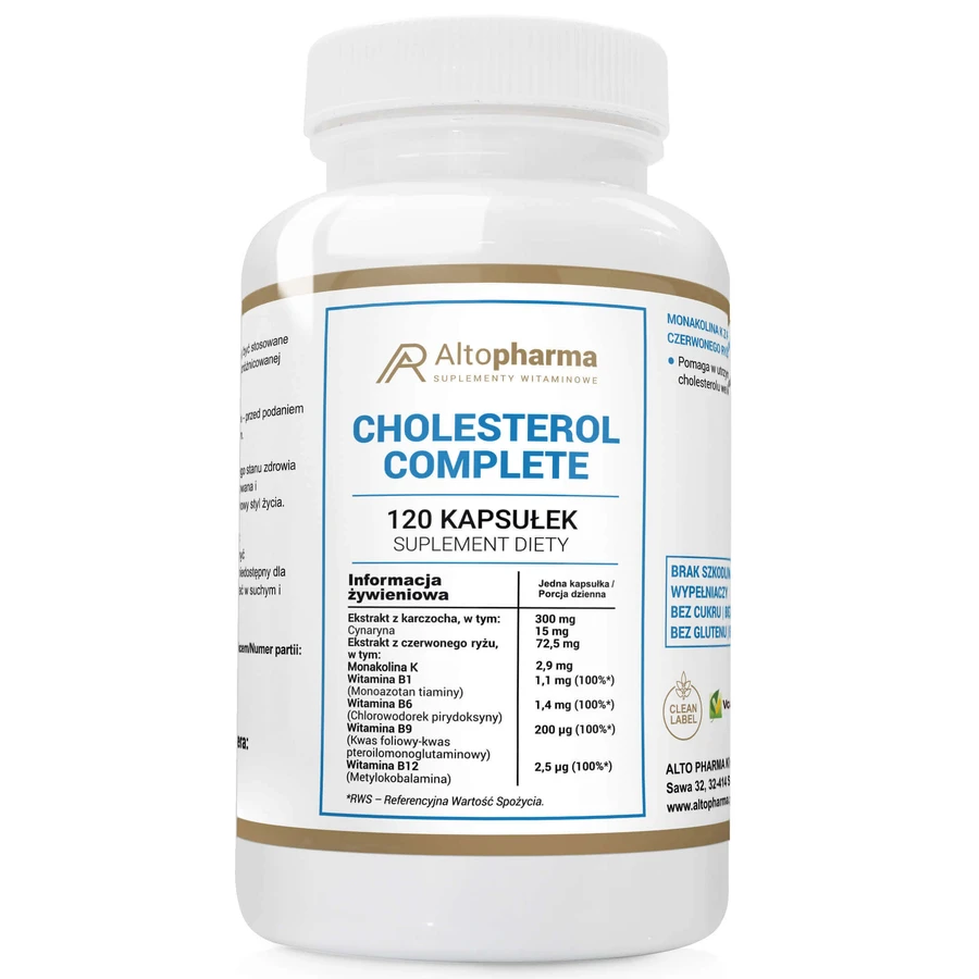 AltoPharma Cholesterol Complete, 120 капсул: цены и характеристики
