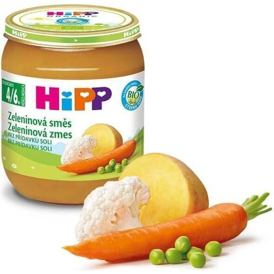 HiPP Овочева суміш 1×125 г, овочева суміш для дітей: ціни та характеристики